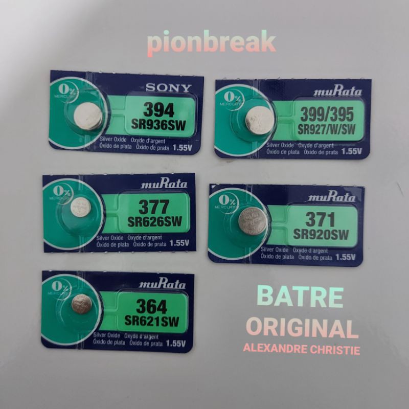 Batre Jam Original / Batre AC / Batre Buat Alexandre Christie original