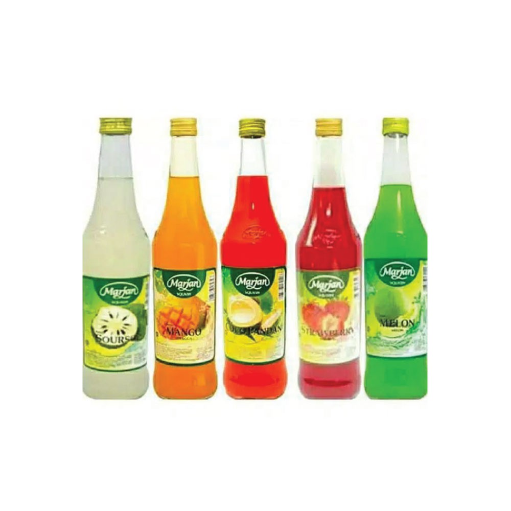 

MARJAN SIRUP SQUASH ( STRAWBERRY / MANGGO / MELON / COCOPANDAN / ORANGE / JAMBU / LECY ) 450ML