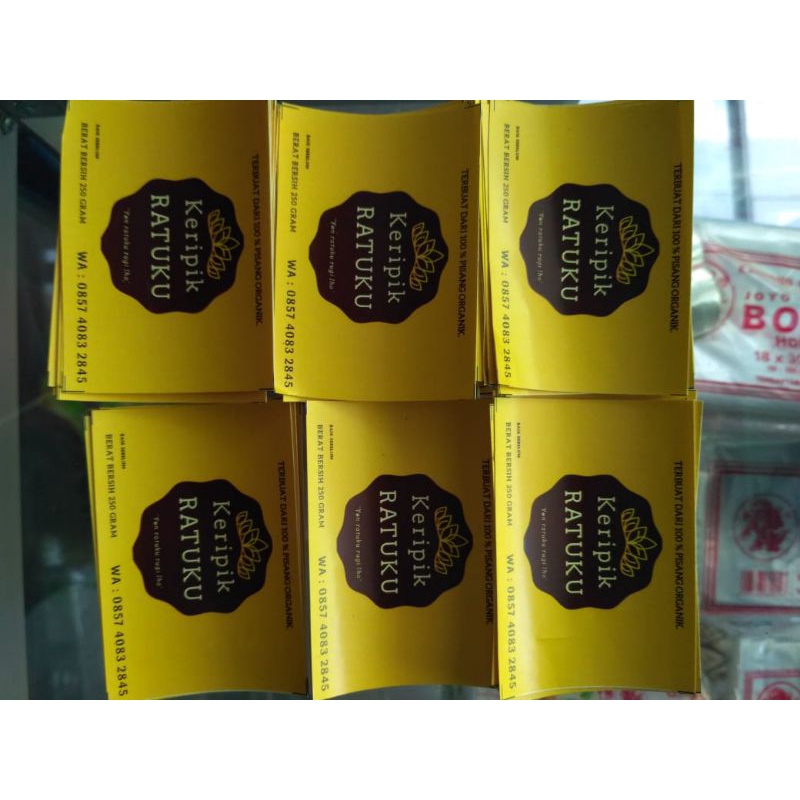 

stiker chromo, vynil, transparan
