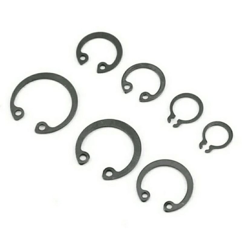 Snap C Ring C Clip Circlip Carbon Steel 225 pcs Ukuran 6~32 mm