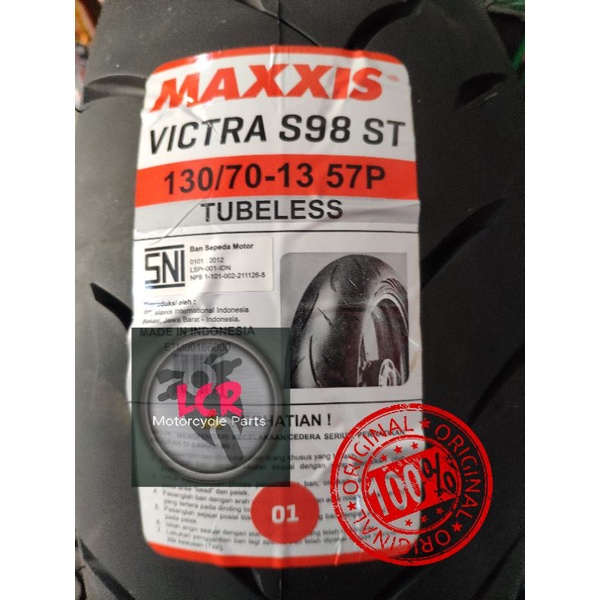 [ASLI 100%] Ban Luar Tubeless 130/70-13 Maxxis Ban Belakang PCX 160 Nmax 130 70 13 Standar Maxis Tub