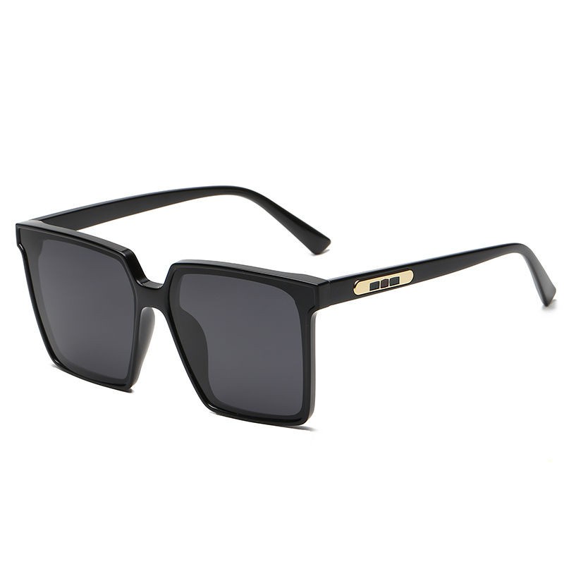 (GS) Kacamata Bentuk Kotak GF32 / Kacamata Hitam Kotak Besar / Kacamata Gaya Murah