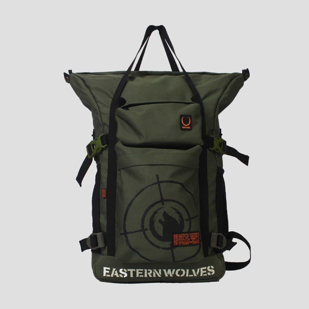 Eastern Wolves - Schief Olive Backpack