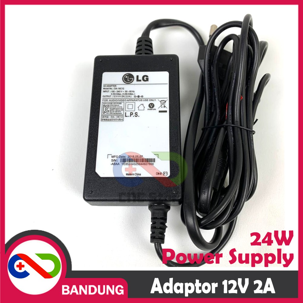 ADAPTOR 12V 2A ORI LG