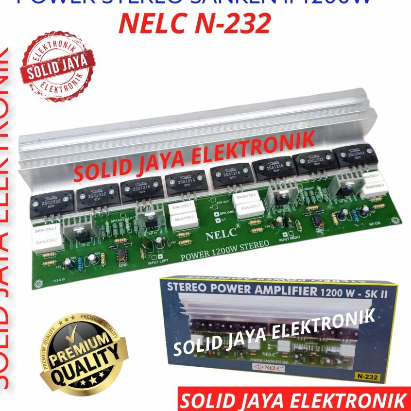 [PROMO W7A94] KIT POWER SANKEN II 1200W STEREO SANKEN 2 - 4 SET TR FINAL SANKEN 2 1200 WATT W NELC P