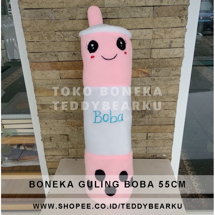 TERMURAH! BONEKA GULING BOBA TERBARU LARGE 55CM VIRAL PRODUSEN LANGSUNG