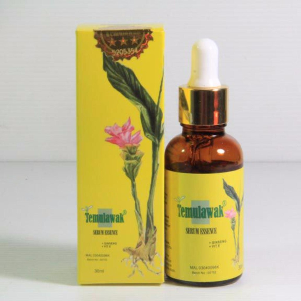 SERUM TEMULAWAK ORIGINAL HOLO EMAS BESAR 30 ml Whitening Essence