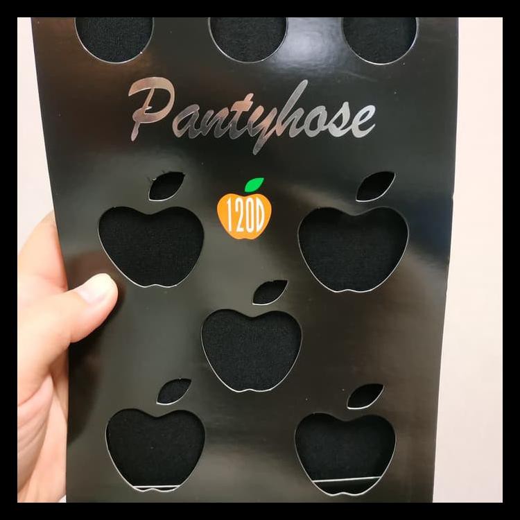 Stocking Pantyhose Apple - Hitam