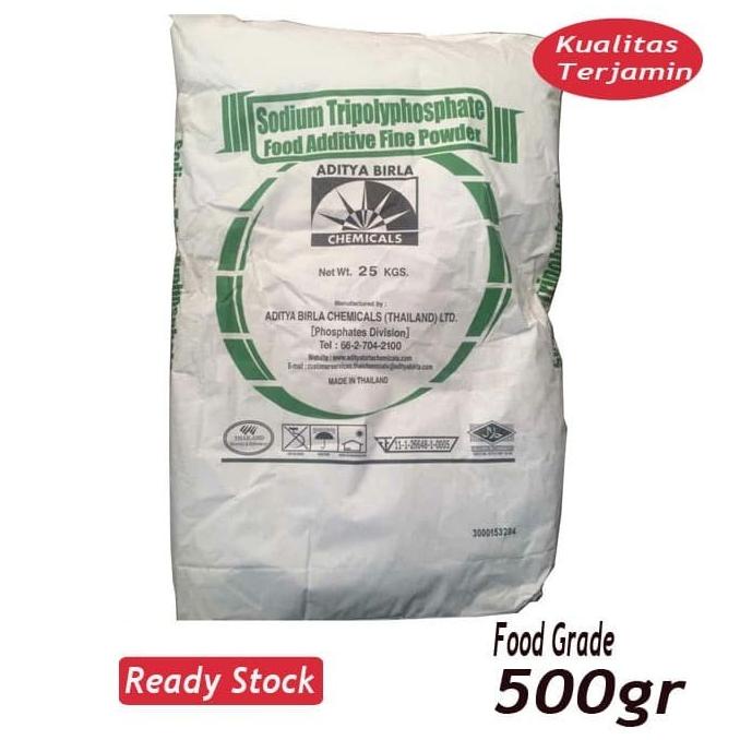 

SALE STPP (Sodium Tripolyphospate) 500gram Food Grade / Pengenyal bakso