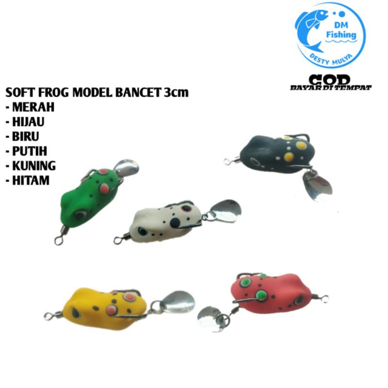 SOFT FROG MODEL BANCET 3 CM