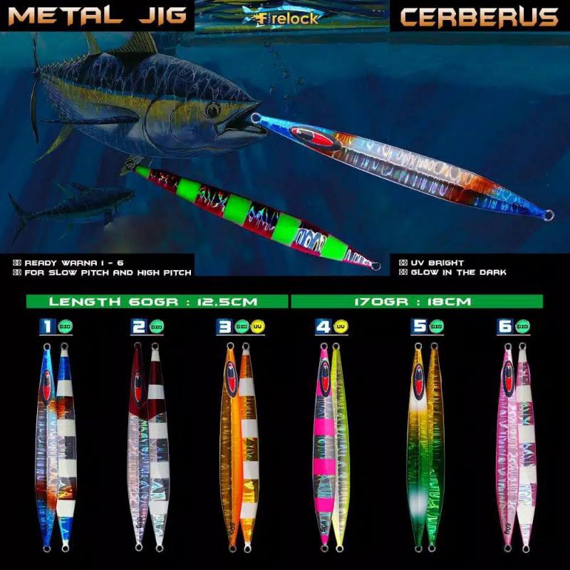 metal jig 170 gram umpan jigging laut