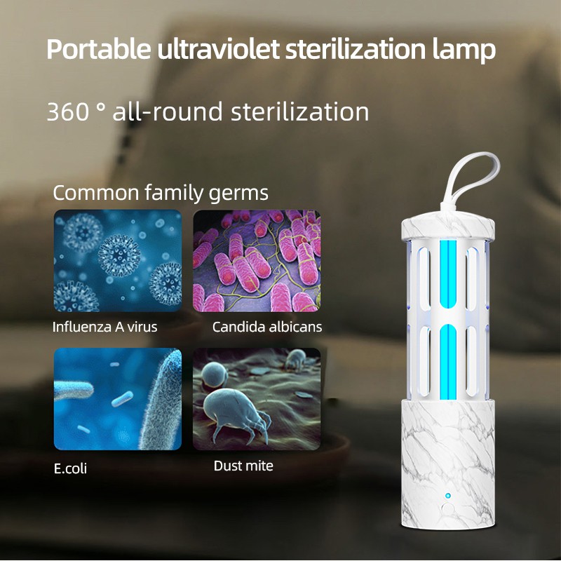 ROCKWARE Lampu Antivirus Ultraviolet UV Disinfektan Steril Portable