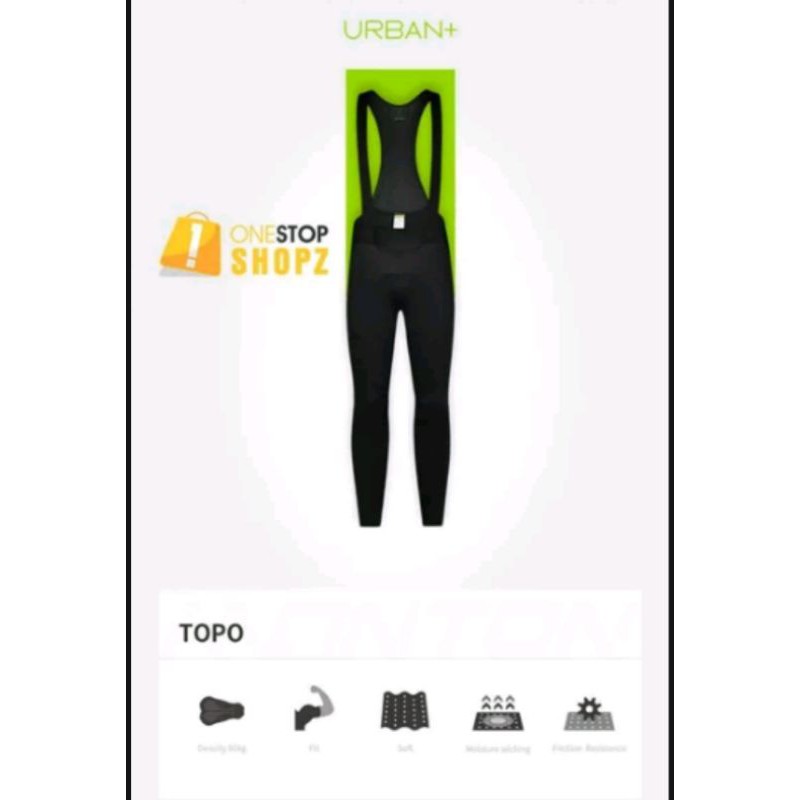 CELANA BIB PANJANG WOMEN MONTON URBAN TOPO CYCLING BIB TIGHTS ORIGINAL ONESTOPSHOPZ
