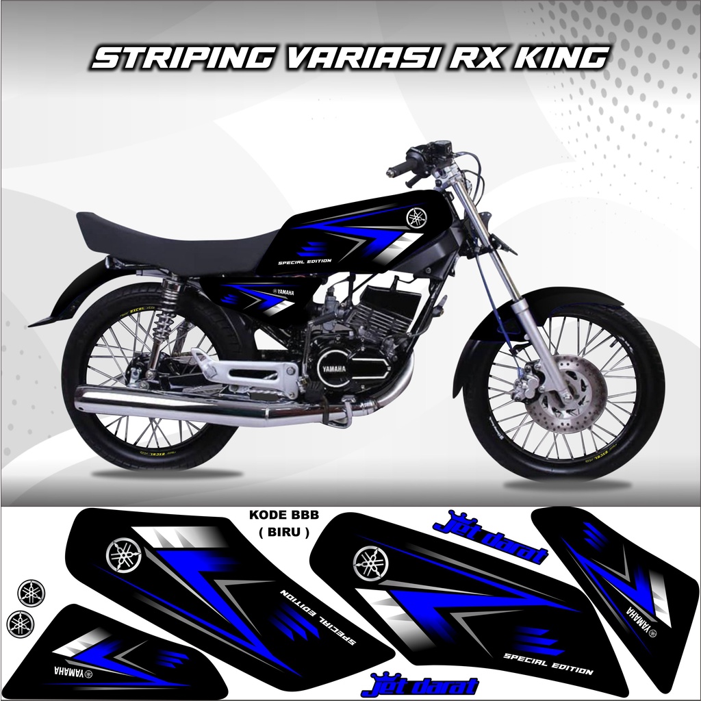 Sticker Rx King Variasi Stiker Striping Rx King Kode BBB