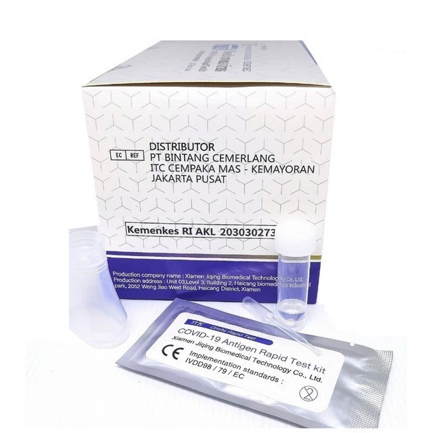 ORIGINAL NOVEL SALIVA ANTIGEN TEST ASLI ECERAN