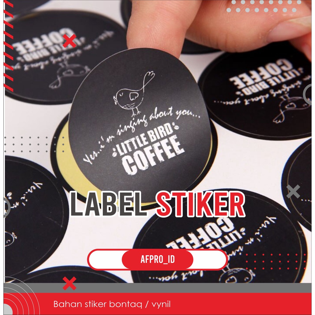 

CETAK STICKER LABEL BULAT ANTI AIR