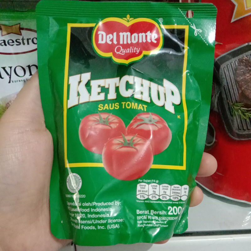 

Delmonte Tomat pouch 200gr