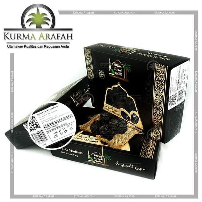 

Kurma Ajwa Premium 1 Kg Asli Madinah Bersegel Bpom Mudikulo.Com1