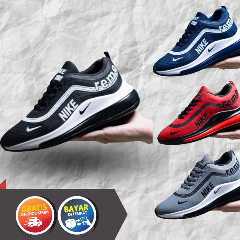 COD Sepatu Sneakers Sepatu Pria SUPREME ORIGINAL QUALI