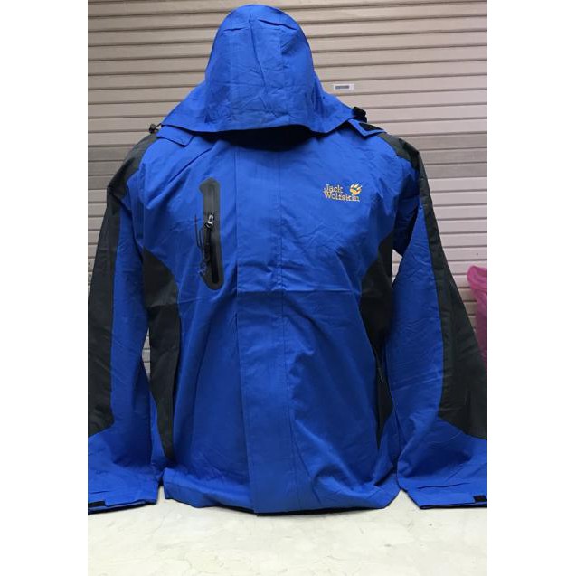 374Y JAKET GUNUNG JACK WOLFSKIN | INNER POLAR - HITAM FWJO