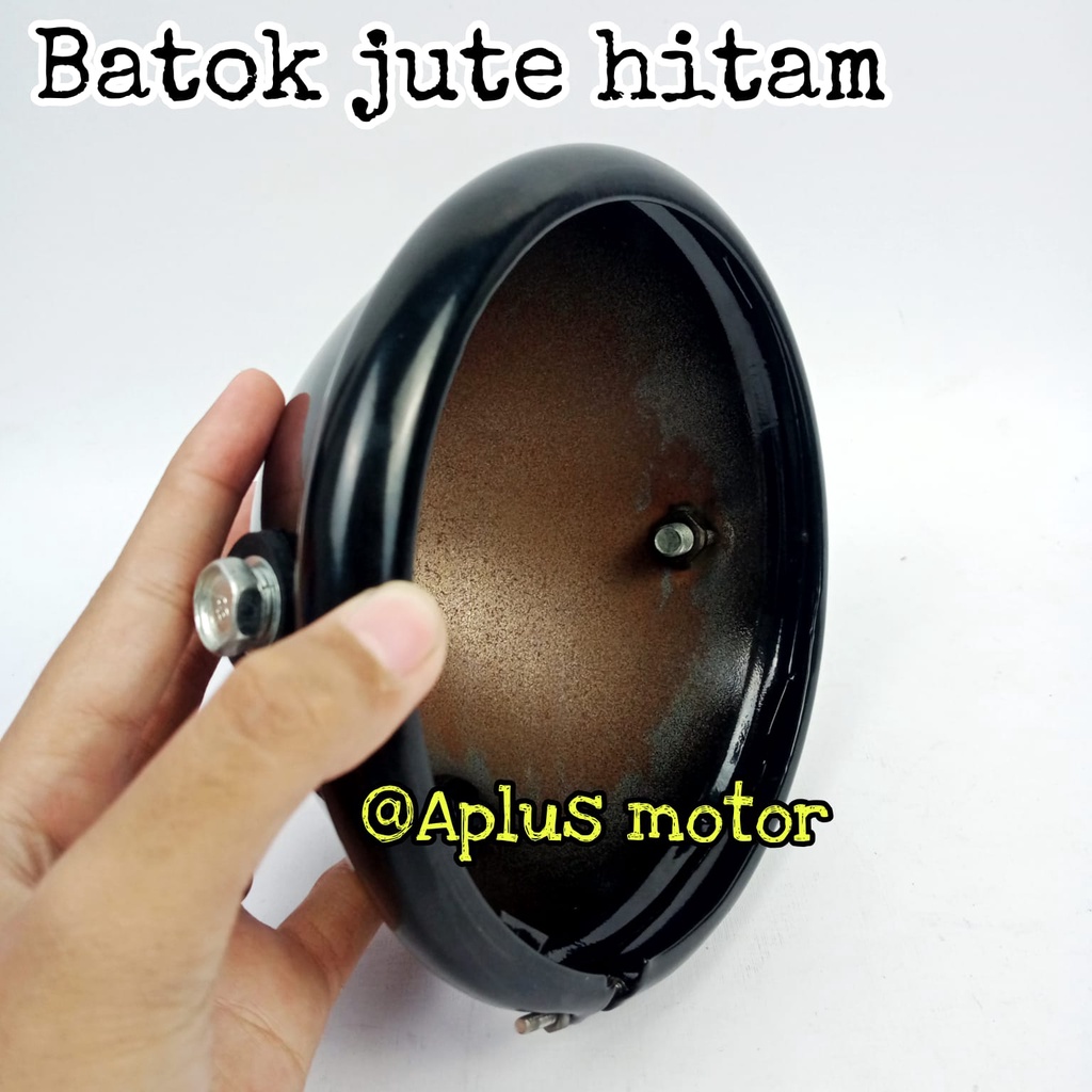 BATOK JUTE PESEK HITAM CB GL MEGAPRO TIGER UKURAN 5,75 INCH PNP DAYMAKER