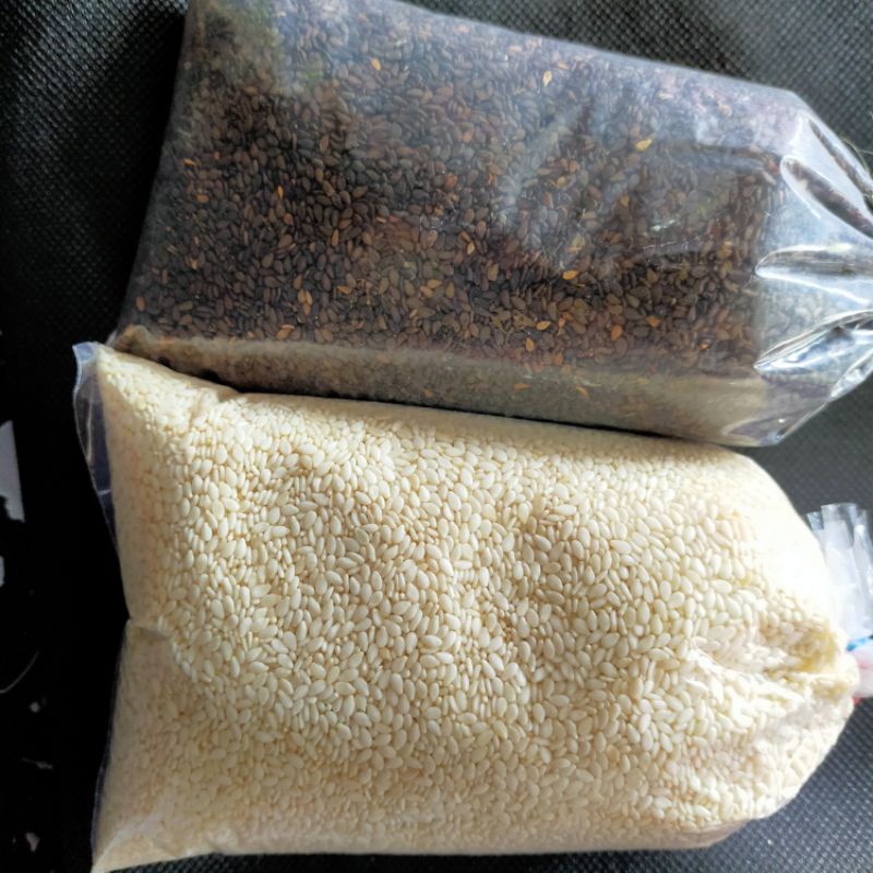 wijen putih / wijen hitam / wijen masak / wijen bibit / minyak wijen 250 gram