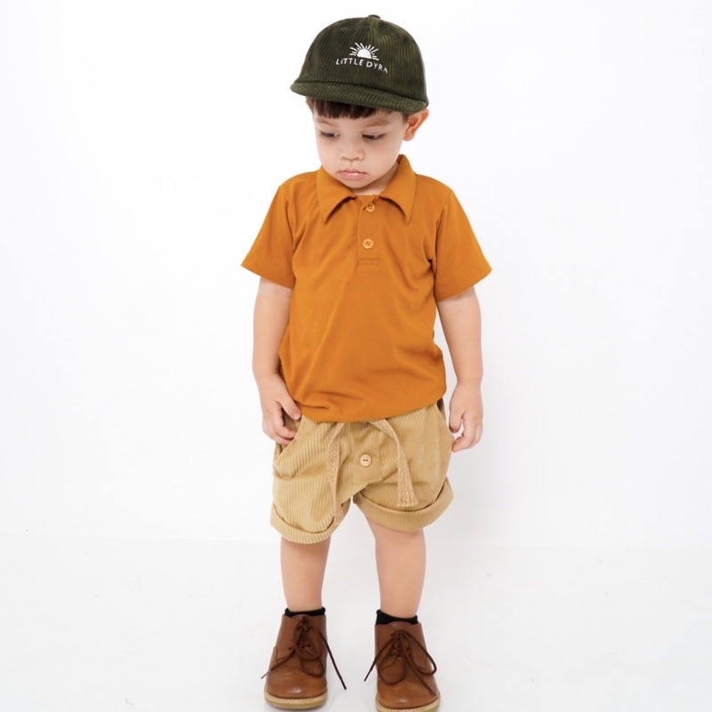 OXSA Set Kaos Polo Anak 1-5thn / Setelan Kaos Polo Anak / Gembira Set