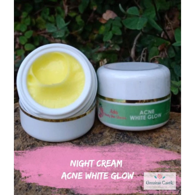 (COD) CREAM MALAM ACNE WHITE GLOW AZKA BEAUTY GLOW SKINCARE/ CREAM MALAM JERAWAT
