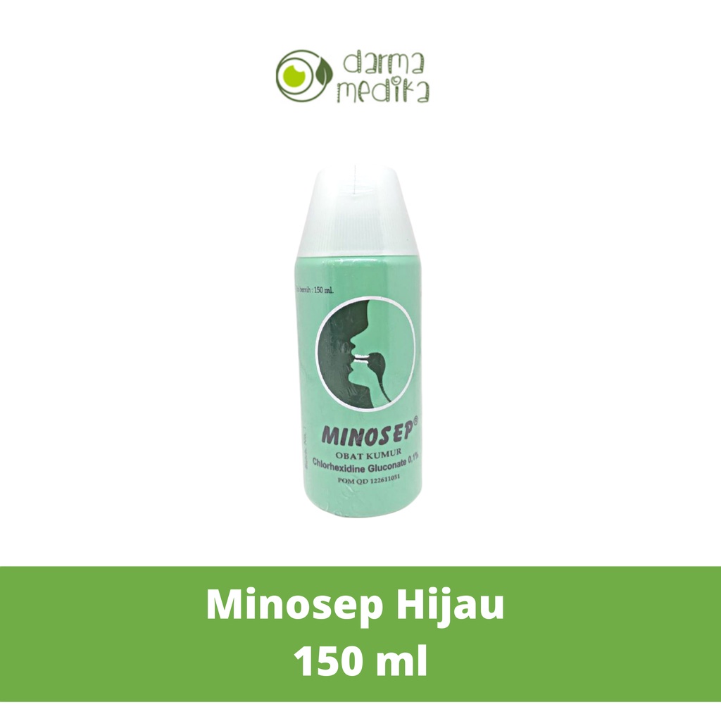 Minosep Obat Kumur 150ml 150 ml - Hijau