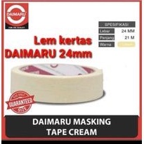 

Lem Kertas Daimaru | Masking Tape ukuran 1inch 2 inch | harga per 1pcs