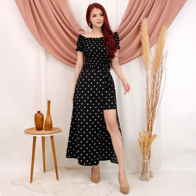 SET SABRINA KERUT POLKA S258