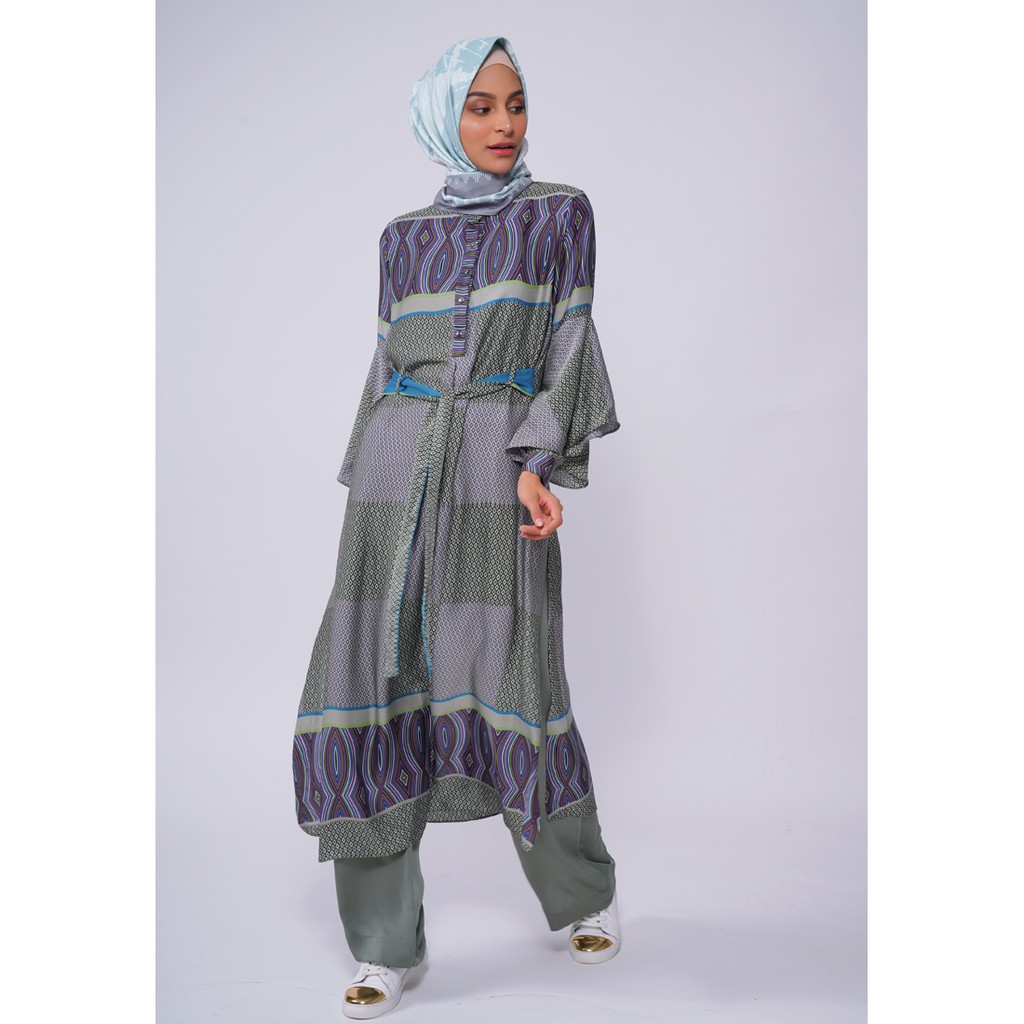 Allea Itang Yunasz / Rania Tunic Panjang / Atasan Wanita - Hijab Fashion Muslim