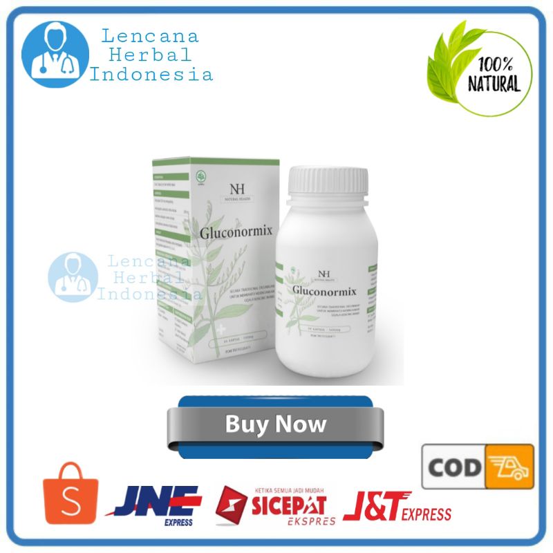 GLUCONORMIX ASLI ORIGINAL OBAT KENCING MANIS / OBAT DIABETES 100% GLUCONORMIX ORIGINAL