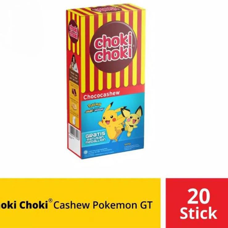 

[ TERLARIS ] Choki Choki coklat chasew 1 box isi 20 stik edisi Terbaru Nusa Rara