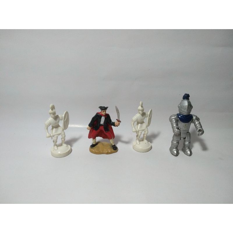 Ksatria Guardian Soldier Figure Knight Chess No Pirates Carribean Rare Klasik Jadul Retro Antik Kuno