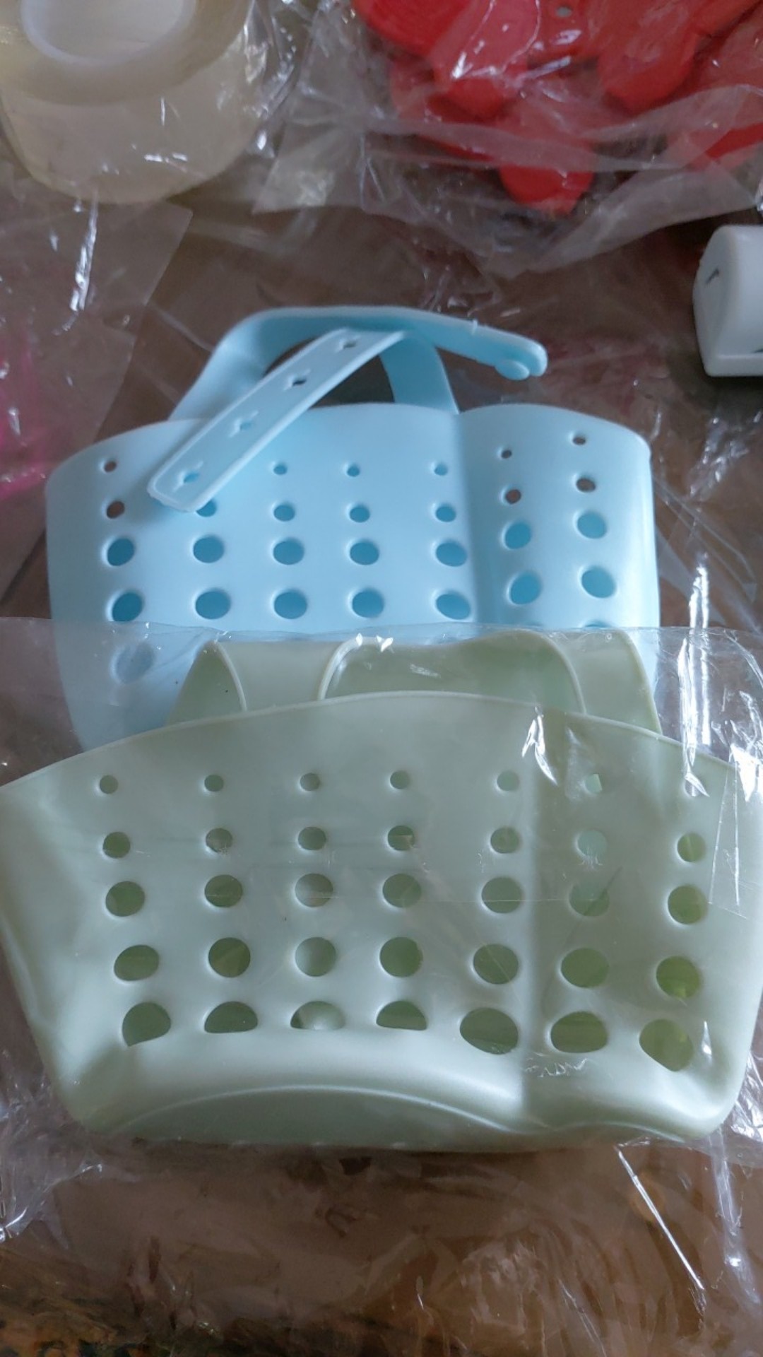 Keranjang Sabun Busa Spoon Cucian Piring Soap Sponge Drain Storage Holder