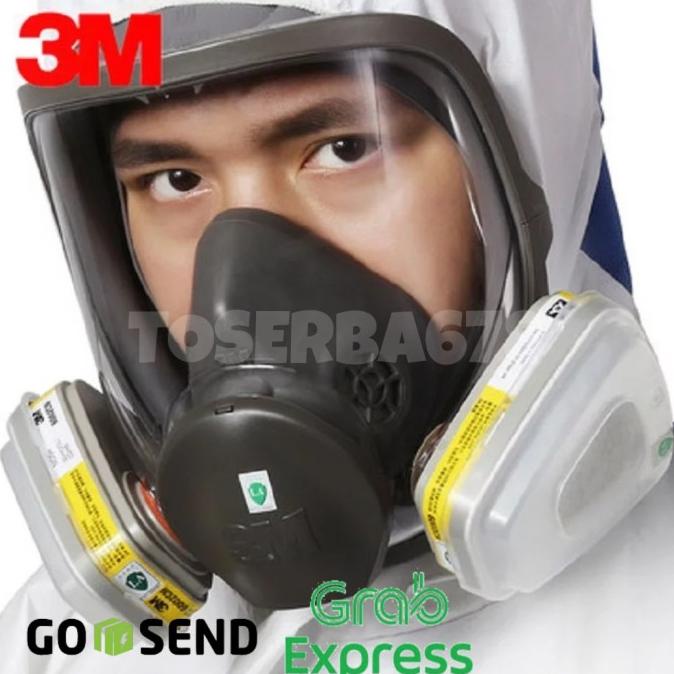 Jual MASKER RESPIRATOR FULLFACE 3M 6800 CARTRIDGE 3M 6003 COMPLETE SET Shopee Indonesia