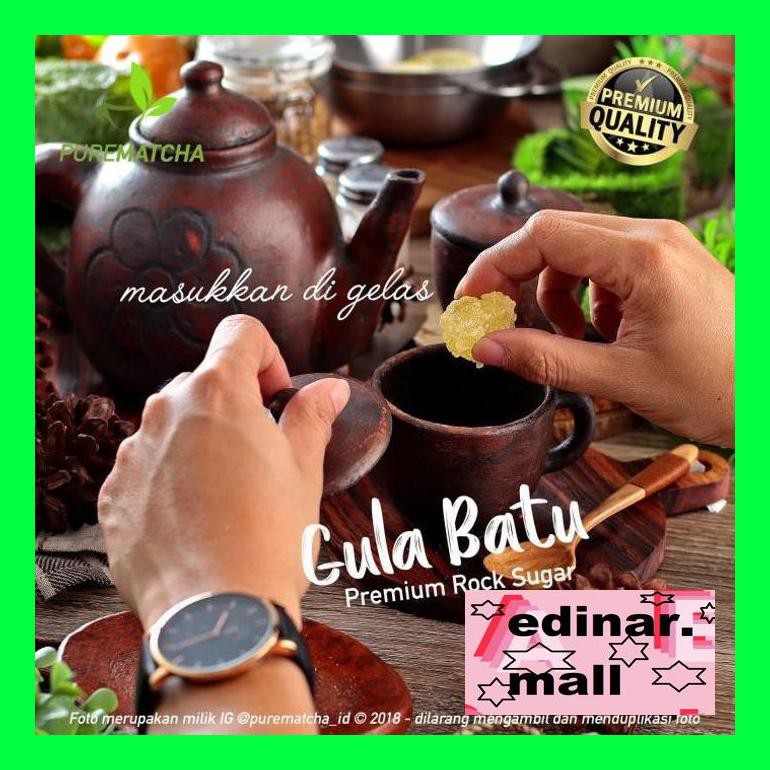 

50Siusbu Gula Batu Alami Kuning 1Kg Yellow Premium Natural Rock Pure Sugar Bud050S