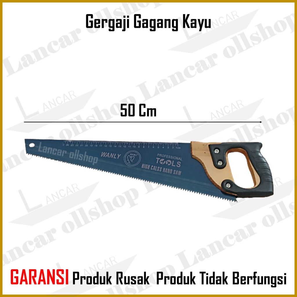 Gergaji gagang kayu 18 inch / Gergaji Kayu / Gergaji Tangan / Gergaji Tukang