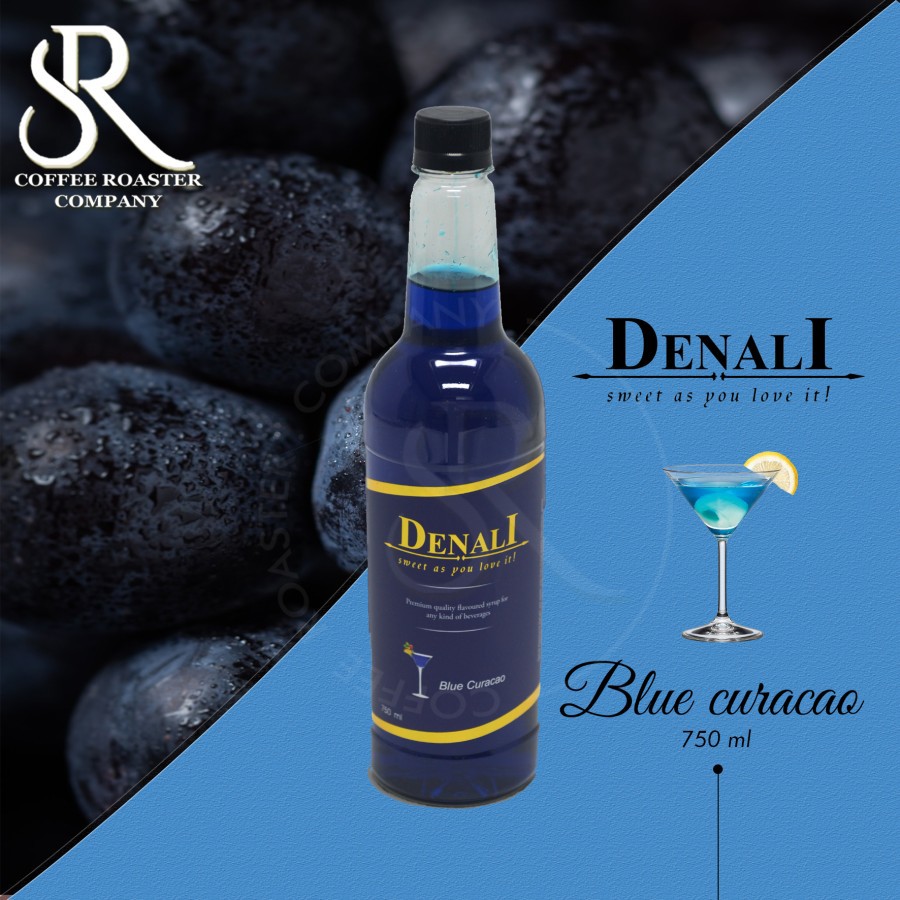 

Denali Syrup Blue curacao 750ml (Bukan MONIN - TOFFIN) / Sirup Denali Blue Curacao