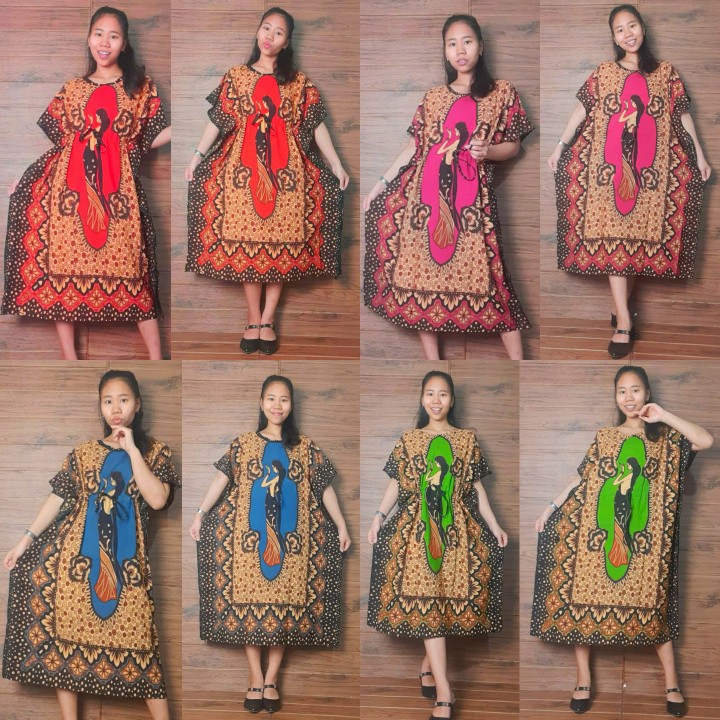 SB Colletion Terusan Laura Daster Lowo Kalong Batik Wanita