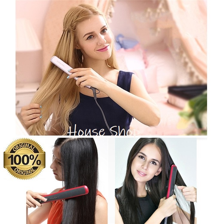 HS-0017 Sisir Profesional Hair Straightener Catok Sisir Pelurus Rambut New Generation HQT-908B
