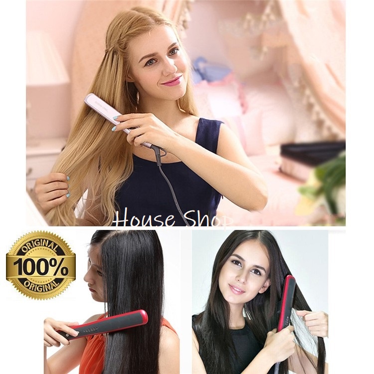 HS-0017 Sisir Profesional Fast Hair Straightener Catok Sisir Pelurus Rambut New Generation HQT-908B