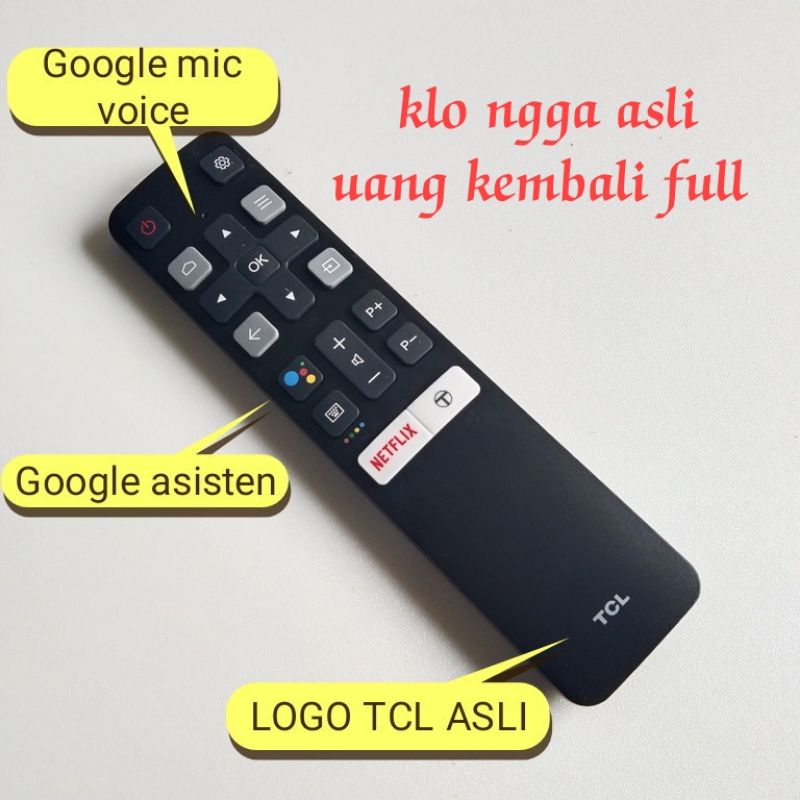 remot smart tv android tv TCL asli original ori