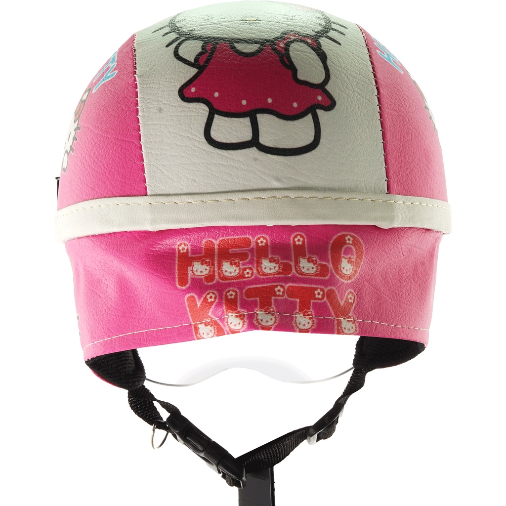 Helm Anak Untuk Usia 1-4 Tahun Motif Hello Kitty - Pink Putih