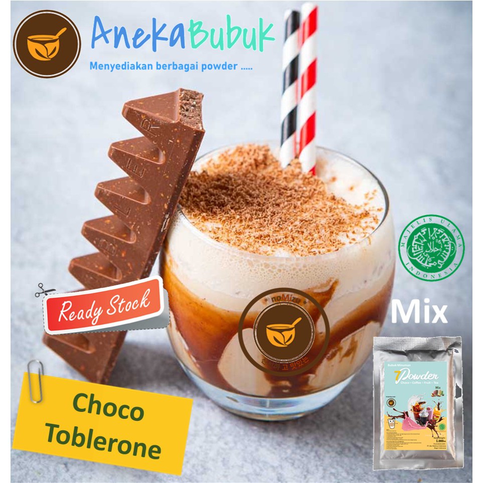 

BUBUK MINUMAN COKLAT RASA T0WBLER0NE 1KG - CHOCO POWDER - BUBUK COKLAT