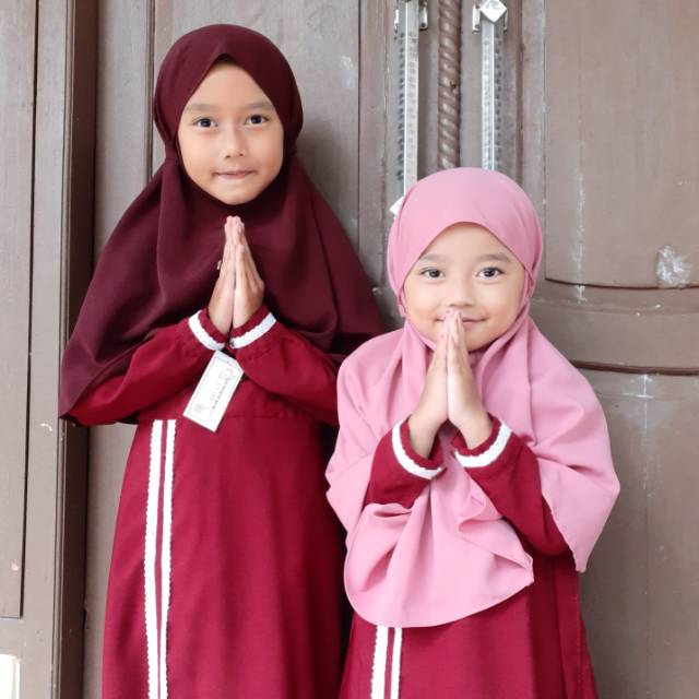 Aqiss - Jilbab Anak Hijab Kids Maryam Kerudung Sekolah M