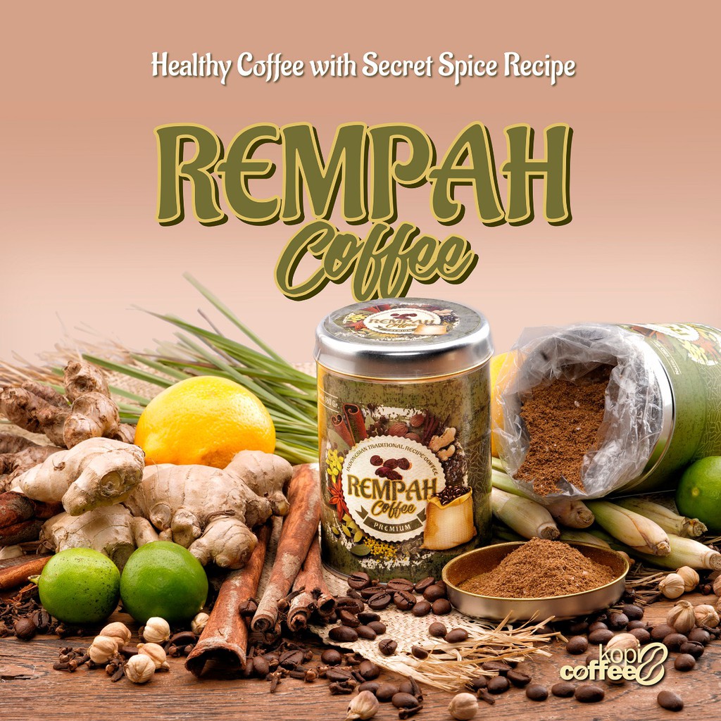 Jual Kopi Rempah Kaleng 180 G Shopee Indonesia