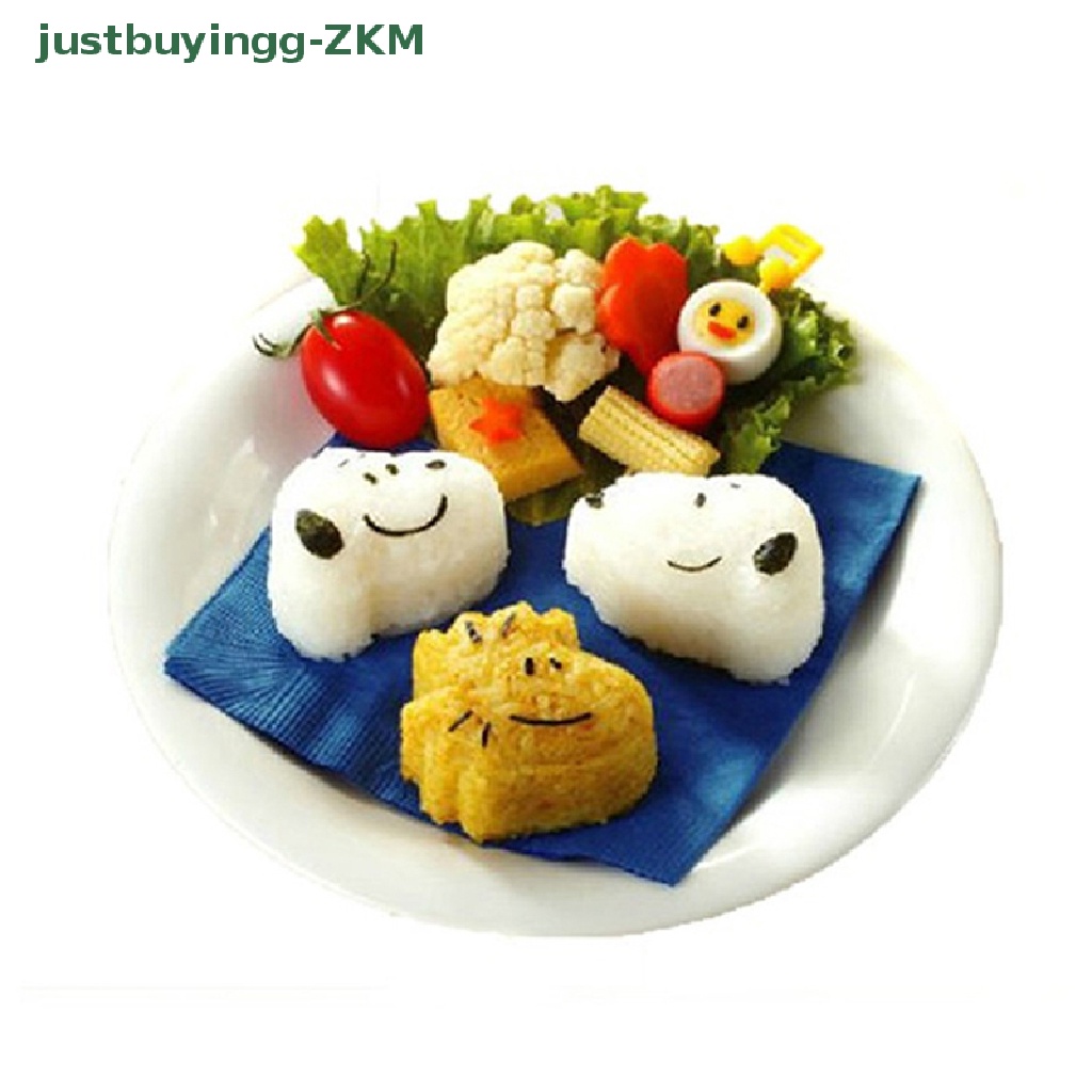 3 Pcs Cetakan Roti Kuebiskuit Bentuk Snoopy