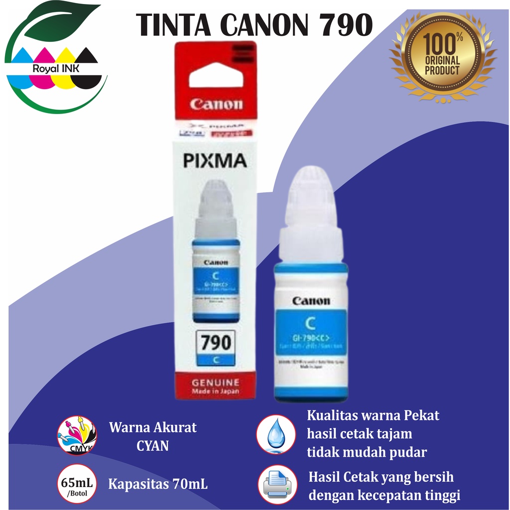 TINTA CANON GI 790 PREMIUM(COMPATIBLE) For CANON G1000, G2000, G2002, G3000